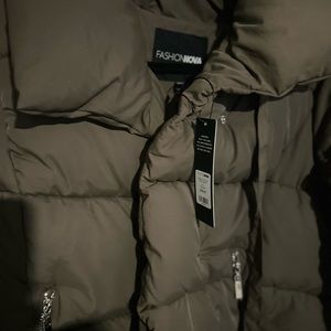 Fashion nova Brown puff jacket